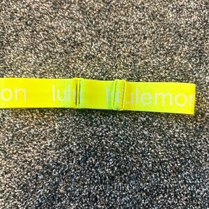 Lululemon Neon Yellow Headband